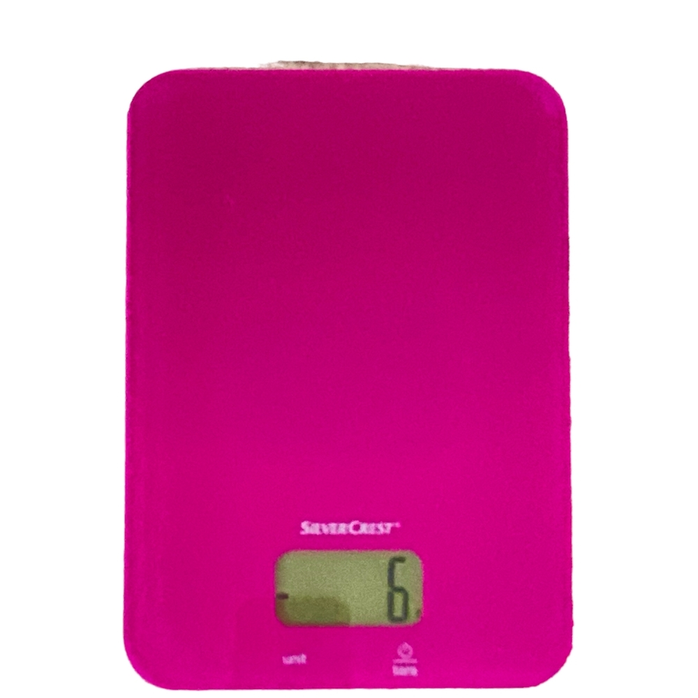 Silvercrest Barbiecore Kitchen Weighing Scales - Stylish & Functional, Up to 5kg - Picture 1 of 5